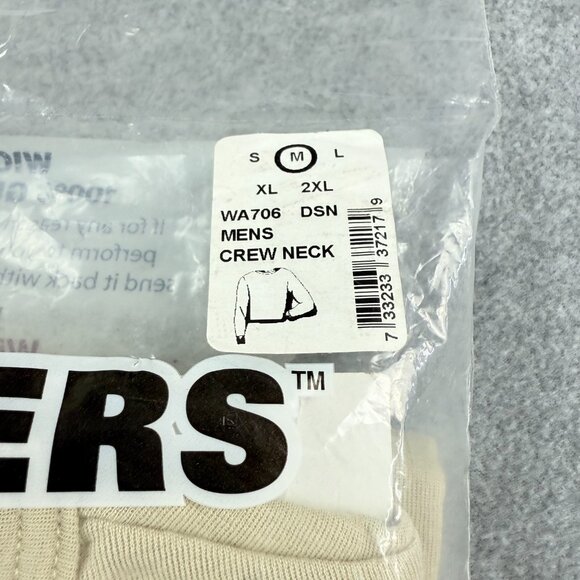 Wickers Flame Resistant Underwear Men’s Medium 50/50 Merino Wool–Rayon Crewneck - Picture 8 of 8